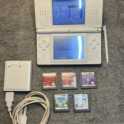 Nintendo DS Lite White Console Bundle