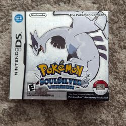 Pokemon Soulsilver With Pokewalker For Nintendo Ds