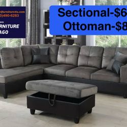 🌼FREE DELIVERY🌼Brand New Sectional Sofa Couch 