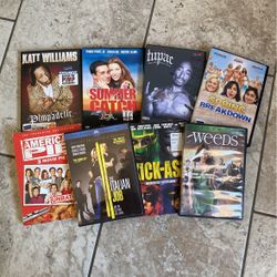 8 DVD Movies 