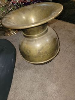 Vintage Brass Spittoon
