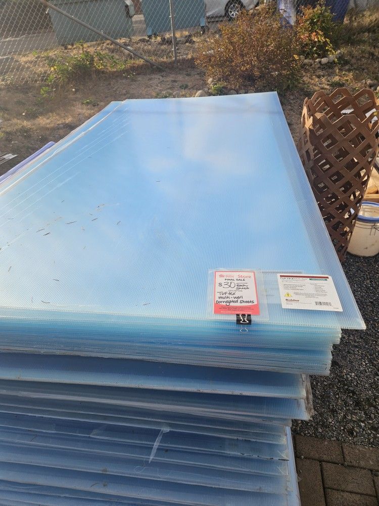 Tuftex Corrugated Multi Wall Panels 