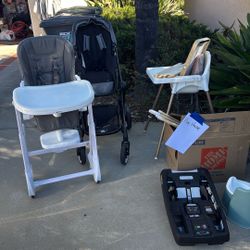 High Chairs, Stroller, Play House