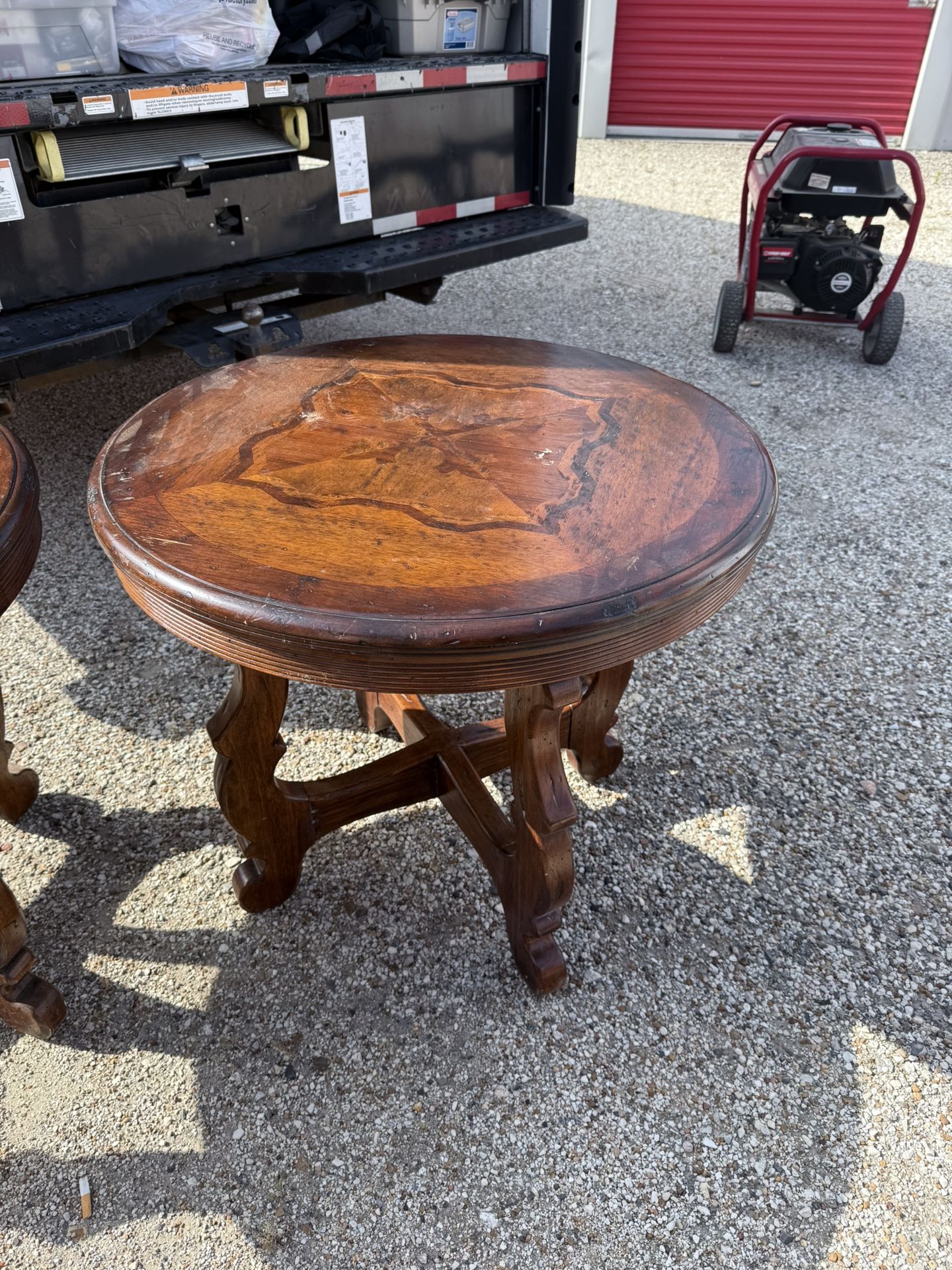 Solid Oak End Tables