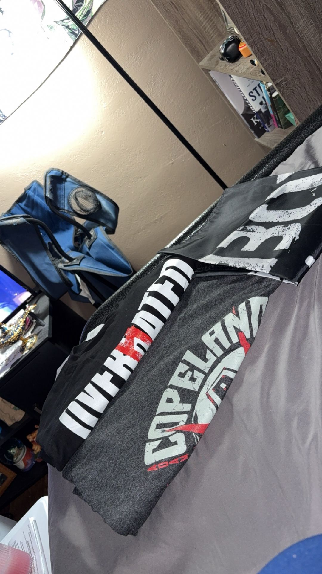 2 AEW Men’s Large Shirts & The Briscoes Dem Boyz Flag