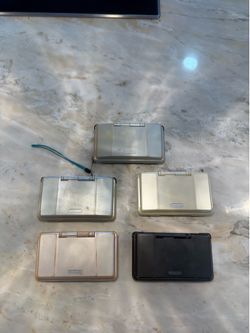 Lot of (5) Original Nintendo DS Consoles (Model NTR-001)