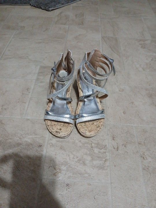 Girls Wedge Heel Sandals