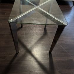 Chrome End Table