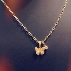 New Gold Plated 🦋💎Necklace$20