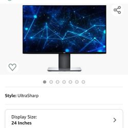 U2421HE Dell 24 Ultra Sharp Monitor, Built In Hub -C (Eliminates The Need For A Docking Station)