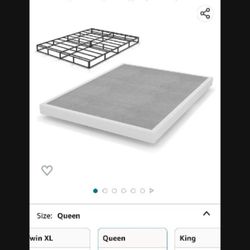 Queen Box Metal Spring Bed 