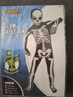 Halloween Costume-Glow Skeleton