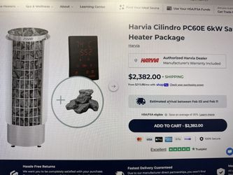 2025 Harvia Xenio CX30 Medium Home Sauna Never Installed - Cary, NC