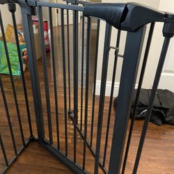 Black Metal Baby Gate