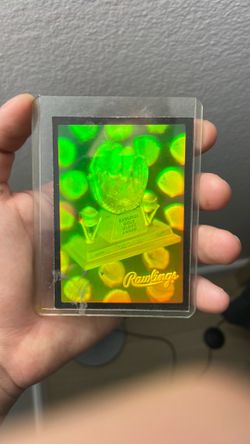 1991 SilverStar Hologram Rawlings Gold Glove Award