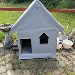 Cat Or Dog Mini House , Insulated And Entry Door With TPO, (FREE) Pick Up Only 