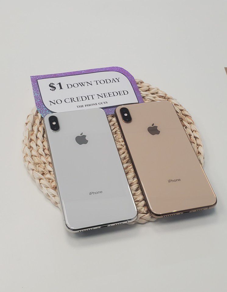 Apple iPhone Xs Max - 90 Days Warranty - Pay $1 Down available - No CREDIT NEEDED