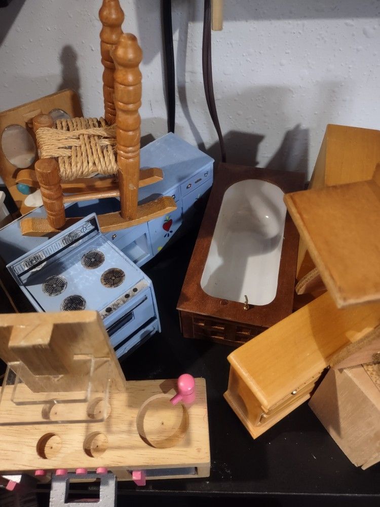 Vintage Doll House Furniture