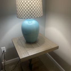 Lamp and end table