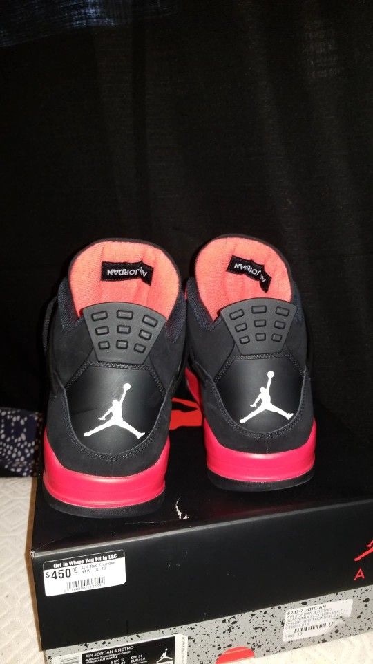 Jordan 4 Red Thunder Sz 13
