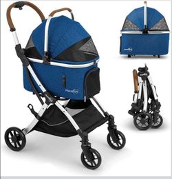Luxury Pet Stroller with Detachable Carrier PetRida - Brand new