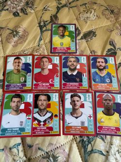 World Cup colored stickers