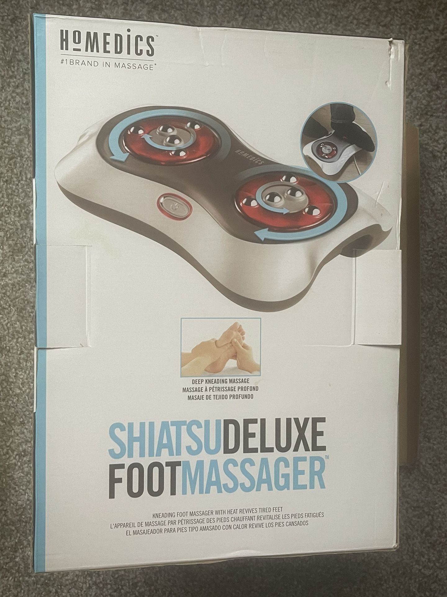 Deluxe Foot Massager With Heater