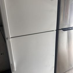 Whirlpool White Refrigerator 30” Wide 66” Tall Brand New Plus 4 Months Warranty. Delivery Service Available 