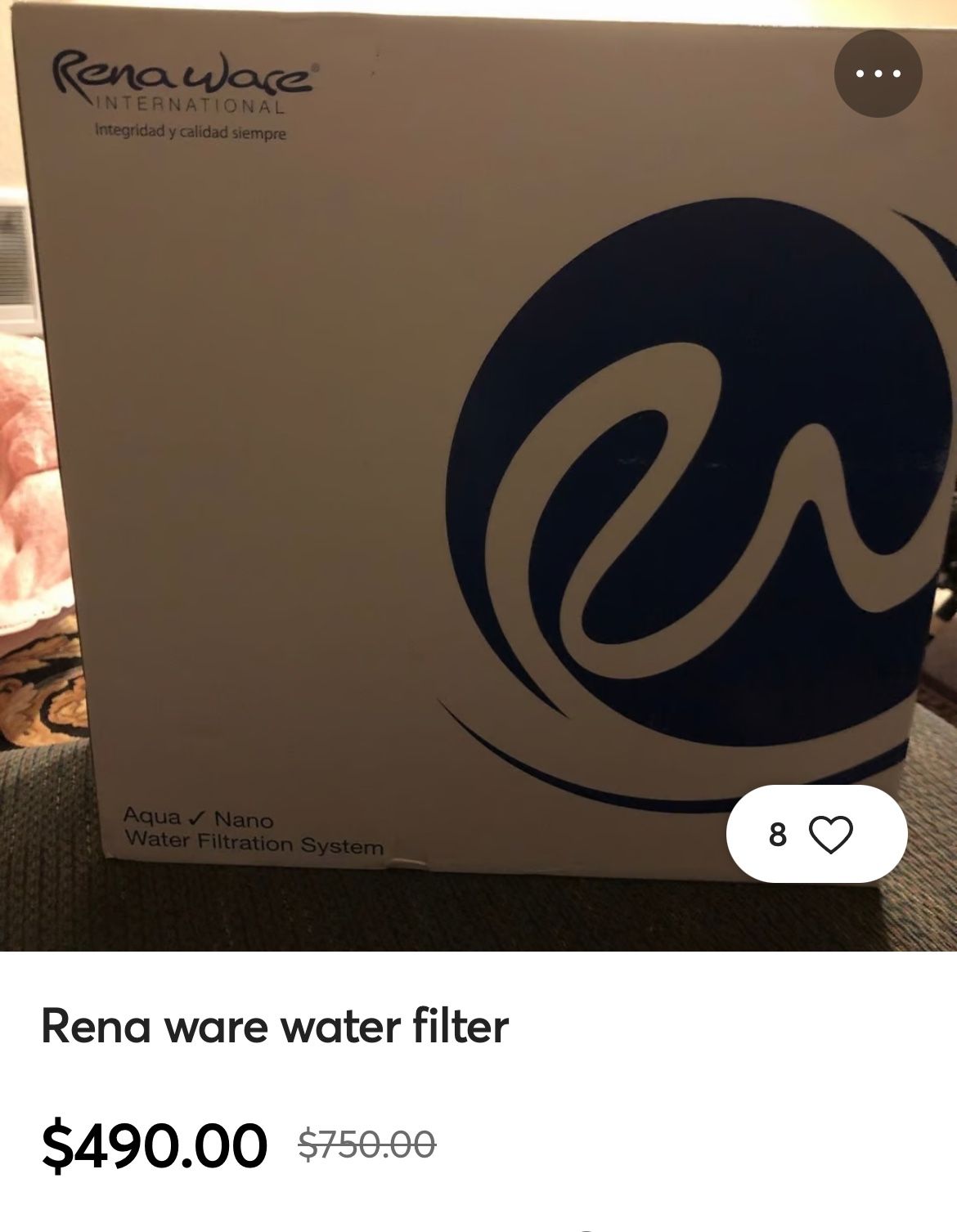 Rena Wars Water Filter