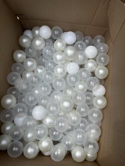 10000 Clear And White Balls 500 Multi Color