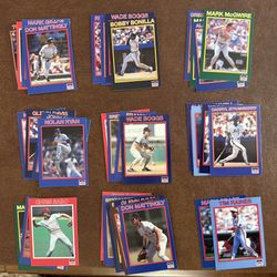 1990 Starline Long John Silver's 40 Card Baseball Complete Set Series 1 - 8