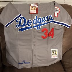 DODGERS Fernando Valenzuela throwback jersey