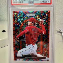 Shohei Ohtani Dodgers Stained Glass Donut Circles rare PSA 9 - See Prices 