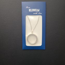 EFFY Silver Locket On A Silver Chain