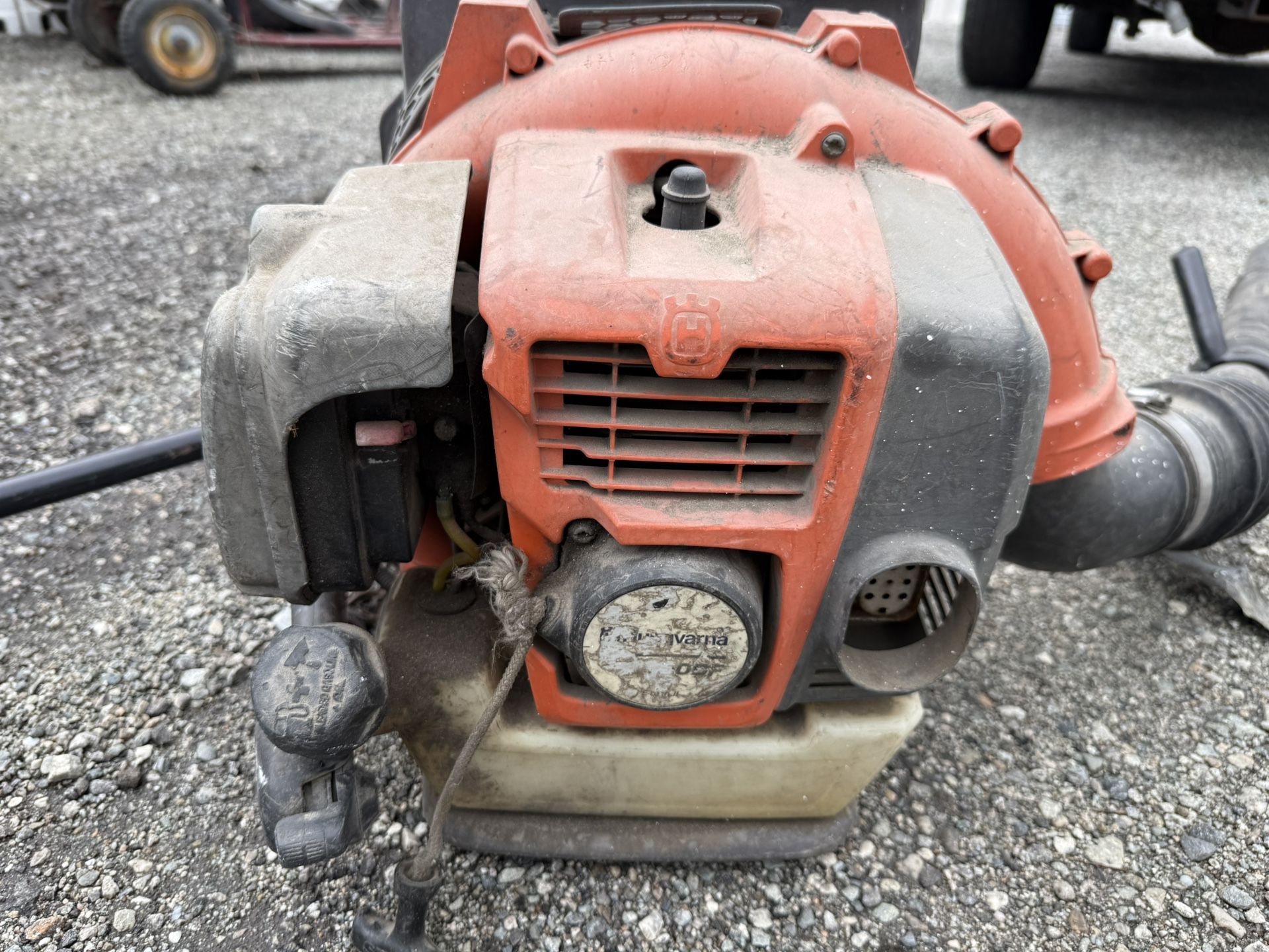 husqvarna leaf blower + craftsman weed wacker