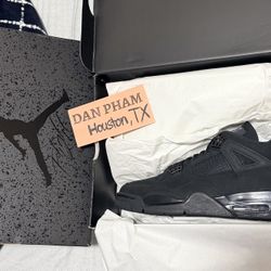 Jordan 4 Black Cat 🐈‍⬛ - Sz 12
