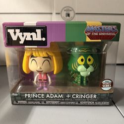 Vynl. Masters of the Universe Prince Adam + Cringer Funko