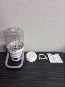 Portable Blender 33oz – USB-C Rechargeable Personal Smoothie Blender (Purple)
