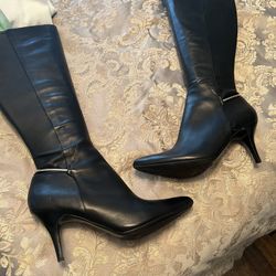 Leather Ralph Lauren Boots For Sale ! 