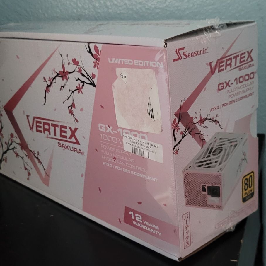 Vertex Sakura edition 1000W PSU 80+Gold