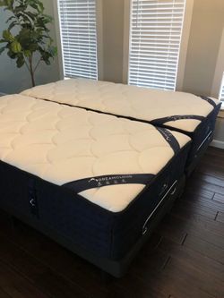 Dreamcloud hybrid split king mattresses