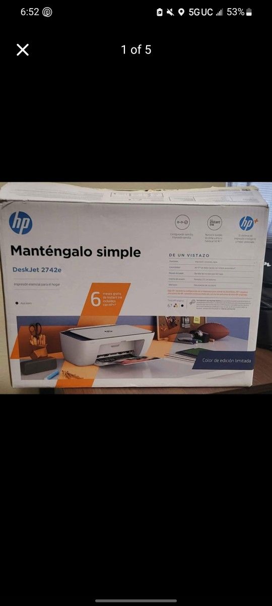 HP DeskJet 2742e All-in-One Printer