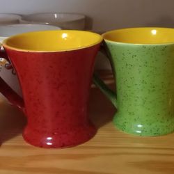 Colorful Tea Cups 