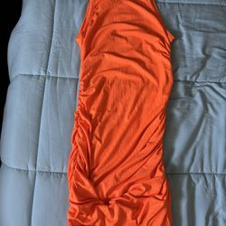 Orange Summer Dress 