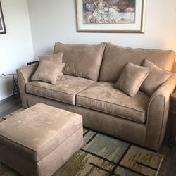 Queen Sleeper Sofa With Ottoman 