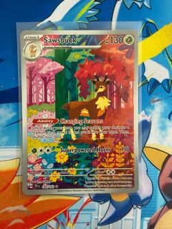 Pokemon Sawsbuck - 166/162 - SV05: Temporal Forces (TEF)