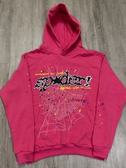 Spider Hoodie Pink