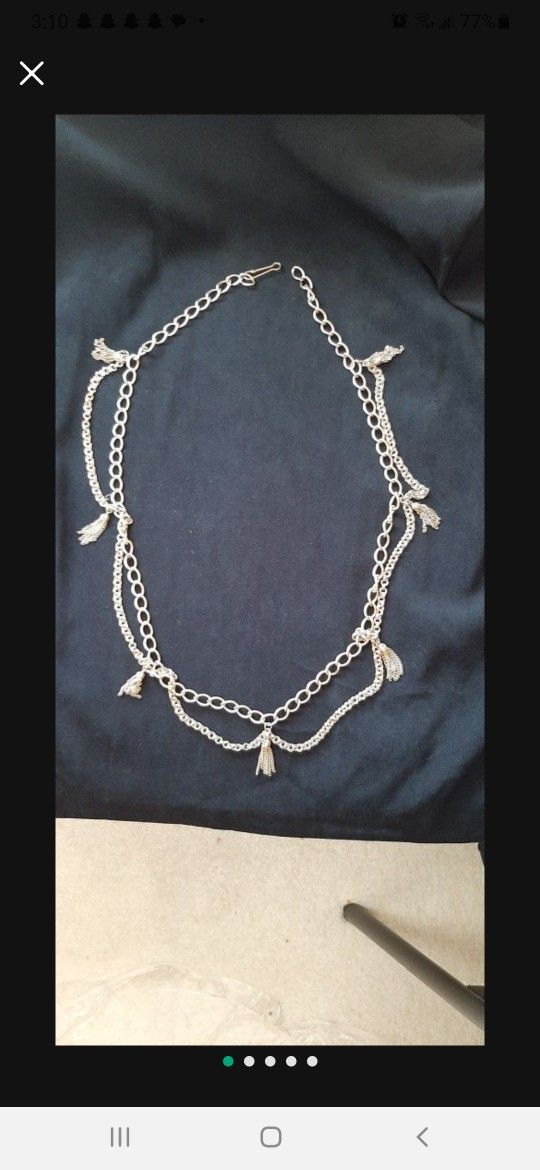 Ladies Vintage Chain Belt.