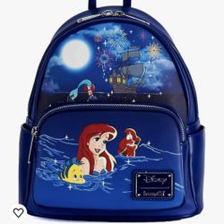 Little Mermaid Loungefly Backpack Purse