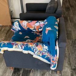 Only One Available-Accent Chairs Dark Gray 